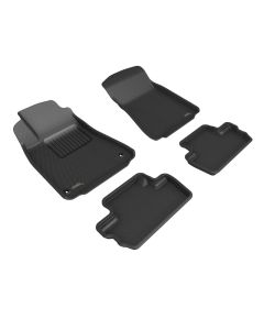 3D Maxpider 09-15 Lexus Is Kagu Floor Mat- Black R1 R2 - L1LX01701509