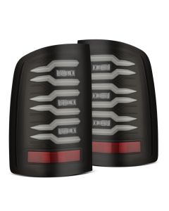 AlphaRex 07-13 GMC Sierra 1500/07-14 2500/3500HD (No Classic/Dually) Luxx-Series LED Tail Lights Blk - 630060