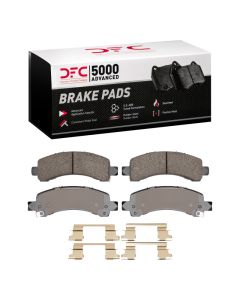 DFC 03-17 Chevrolet Express 3500 Rear 5000 Advanced Ceramic Brake Pads and Hardware Kit - 1551-0974-01