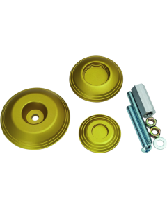Kuryakyn Lodestar Rear Axle Sliders-BMW-Gold - 3802