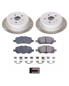 Power Stop 09-16 Toyota Venza Rear Semi-Coated Rotor Kit - SC5867