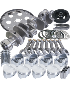 Eagle Chevrolet 350 Balanced 1Pc Rear Seal Rotating Assembly Kit .030 Bore Dome 168 Tooth Flex Plate - B13005L03068