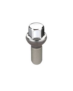McGard Hex Lug Bolt (Radius Seat) M14X1.5 / 17mm Hex / 26.3mm Shank Length (Box of 50) - Chrome - 69818