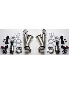 Granatelli 3.0in Stainless Steel Electronic Dual Exhaust Cutout w/Slip Fit & Band Clamp - 302530K