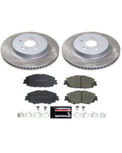 Power Stop 20-22 Toyota Prius Prime Front Semi-Coated Rotor Kit - SC8328