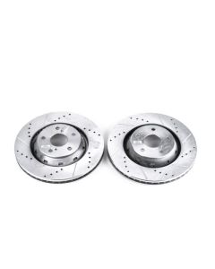 Power Stop 09-16 Toyota Venza Front Evolution Drilled & Slotted Rotors - Pair - JBR1390XPR