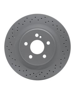 DFC 08-15 Mercedes-Benz C63 AMG Rear Drilled GeoSPEC Coated Rotor and Slotted - 634-63092