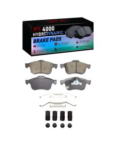 DFC 14-19 Fiat 500L Front 4000 HybriDynamic Brake Pads and Hardware Kit - 4000-1721-01