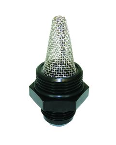 Moroso Oil Filter Fitting -12An to -16An w/External Screen - Single - 23963