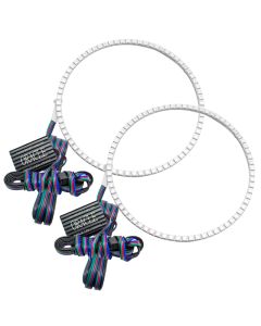 Oracle Jeep Wrangler JL/Gladiator JT LED Surface Mount Headlight Halo Kit- w/o Cntrl - 1214-334
