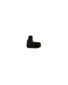 Aeromotive Fitting Elbow 1/4in-MNPT to AN-08 90-Deg Black - 15667