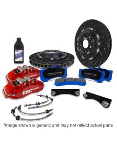 EBC Racing 89-98 Nissan Skyline GT-R R32/R33 Red Apollo-6 Calipers 355mm Rotors Front Big Brake Kit - BBK056RED-1