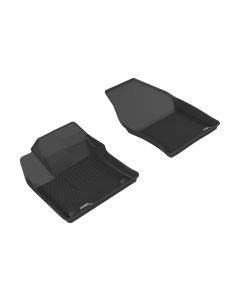 3D MAXpider 2016-2020 Toyota Prius/Prius Prime Kagu 1st Row Floormat - Black - L1TY20911509