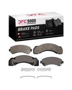 DFC 97-12 Chevrolet P30 Front/Rear 5000 Advanced Semi Metallic Brake Pads and Hardware Kit - 1551-0717-01