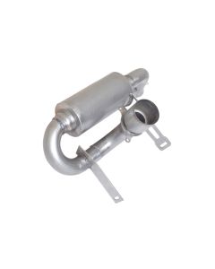 Gibson 17-20 Can-Am Maverick X3 Turbo Base 2.5in Single Exhaust - Stainless - 98031