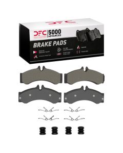 DFC 02-06 Dodge Sprinter 3500 Front/Rear 5000 Advanced Semi Metallic Brake Pads and Hardware Kit - 1551-1136-01