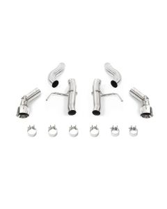 Mishimoto 2016+ Chevrolet Camaro 2.0T Dual-Tip Race Axle-Back Exhaust w/ Polished Tips - MMEXH-CAM4-16ADTRP