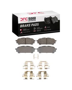 DFC 03-08 Saab 9-2X Rear 5000 Advanced Ceramic Brake Pads and Hardware Kit - 1551-1004-01