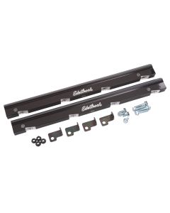 Edelbrock Fuel Rail Kit for Holden Vn 75945 Anodized Black -6 An - 3504