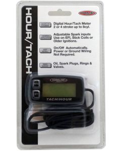 Hardline Hour Tachometer Meter Up To 8 Cylinders - HR-8062-2