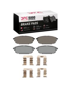 DFC 01-03 Mazda Protege Rear 5000 Advanced Ceramic Brake Pads and Hardware Kit - 1551-0892-01