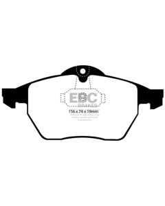 EBC 99-02 Saab 9-3 Convertible Yellowstuff Front Brake Pads - DP41062R
