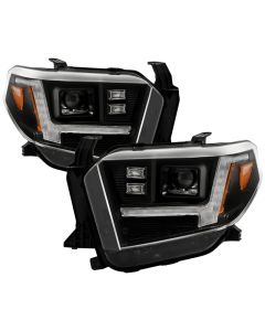 Spyder Apex 14-21 Toyota Tundra High-Power LED Module Headlights - Black (PRO-YD-TTU14V2AP-SBSEQ-BK) - 5088727