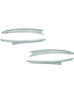 Indian Chrome Saddlebag Top Trim - Kuryakyn 5670