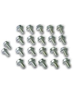 Moroso Chevrolet Small Block/Oldsmobile (w/Multi-Piece Gaskets) Oil Pan Bolts - Set of 18 - 38555