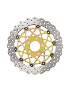 Performance Machine Disc/Carr Speedstar 11.8in x .20 FF No O/S Rr - Gold Ano - 0133-1810S-G