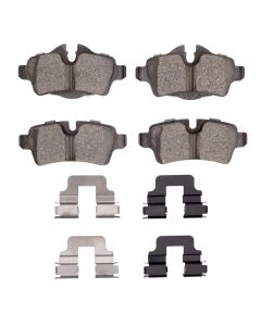 DFC 07-15 Mini Cooper Clubman Rear Euro 5000 Ceramic Brake Pads and Hardware Kit - 1600-1309-01