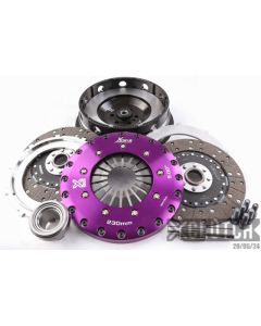 XClutch 2011 BMW 1 Series M Base 3.0L 9in Twin Solid Organic Clutch Kit (6 Bolt/PB in Flywheel) - XKBM23596-2G