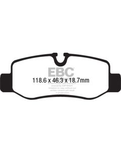 EBC 16+ Mercedes-Benz Commercial Metris Van Ultimax Rear Brake Pads - UD1893