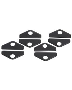 Edelbrock Vc Hold Down Tab Kit Universal Steel Black Set of 8 - 44273