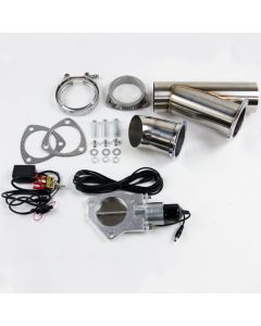 Granatelli 3.0in Stainless Steel Electronic Exhaust Cutout - 307530