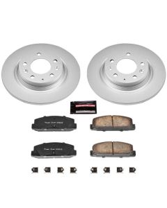 Power Stop 03-05 Mazda 6 Rear Z17 Evolution Geomet Coated Brake Kit - CRK2452