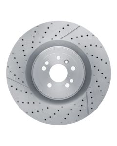 DFC 12-19 Mercedes-Benz GLE63 AMG S Front Drilled and Slotted Brake Rotor - 630-63142