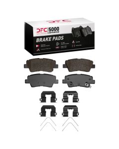 DFC 09-22 Hyundai Tucson Rear 5000 Advanced Ceramic Brake Pads and Hardware Kit - 1551-1848-01