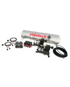 Ridetech 5 Gallon 4-Way Analog Air Ride Compressor Leveling System - 30154100