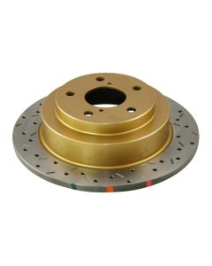 DBA 02-06 WRX / 98-07 Impreza 2.5L RS Rear Drilled & Slotted 4000 Series Rotor - DBA4644XS