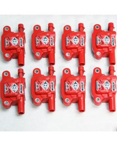 Granatelli 14-23 GM LT Malevolent Coil Packs - Red (Set of 8) - 28-0514-CPRM