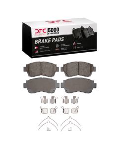 DFC 90-98 Lexus ES300 Front 5000 Advanced Ceramic Brake Pads and Hardware Kit - 1551-0476-02