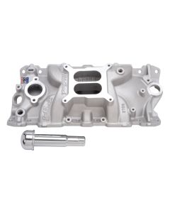 Edelbrock Intake Manifold Performer Eps w/ Oil Fill Tube And Breather for Small-Block Chevy - 2703