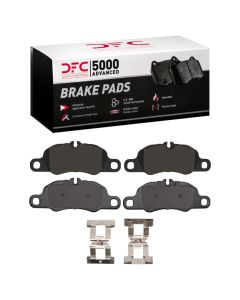 DFC 13-23 Porsche Boxster Front 5000 Advanced Low Metallic Brake Pads and Hardware Kit - 1552-1389-01