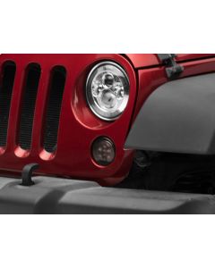 Raxiom 07-18 Jeep Wrangler JK Axial Series LED Amber Turn Signals (Smoked) - J108040