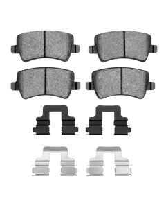 DFC 07-18 Land Rover Range Rover Evoque Rear 4000 HybriDynamic Brake Pads and Hardware Kit - 4000-1307-01