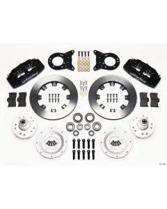 Wilwood Dynapro 6 Front Hub Kit 12.19in 1970-1973 Mustang Disc & Drum Spindle - 140-12945
