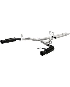MagnaFlow Cat-Back 15-16 Ford Mustang 5.0L V8 Competition SS 3in Dual Split Rear 4.5in Black Tips - 19254