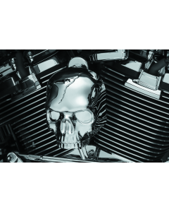 Skull Horn Cover Chrome for 17-Up Models - Kuryakyn 5730