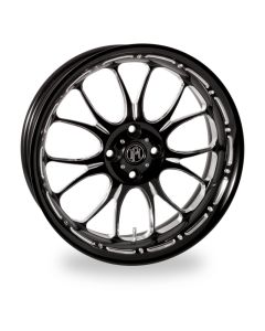 Performance Machine 18 x 5.5 Trike Wheel Heathen - Contrast Cut Platinum - 0320-3814RAA-HEA-BMP
